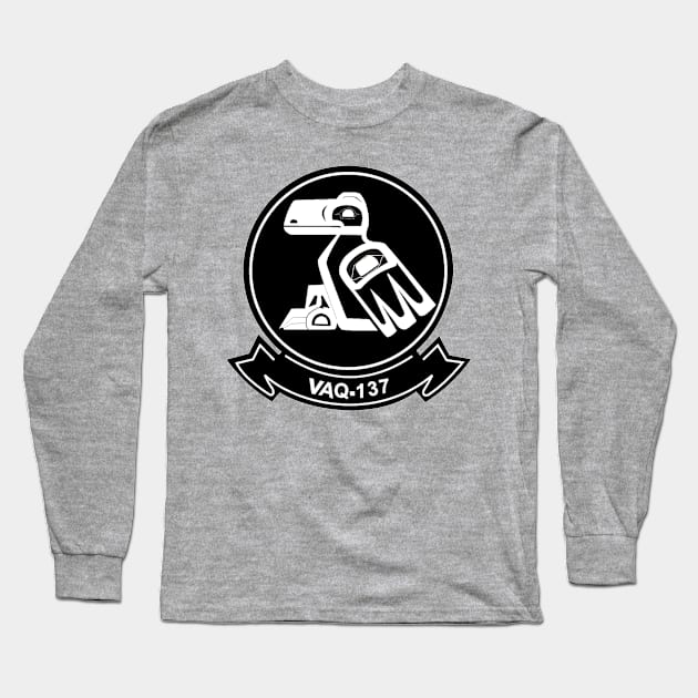 VAQ-137 Ravens Crest Long Sleeve T-Shirt by Spacestuffplus